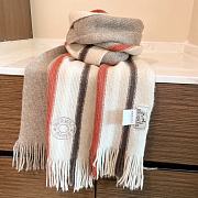 Okify Hermes Cashmere Scarf 32x180cm 19646 - 5