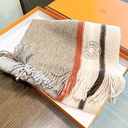 Okify Hermes Cashmere Scarf 32x180cm 19646 - 2