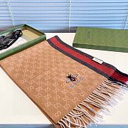 Okify Gucci Cashmere Scarf 35x200cm 19647 - 1