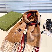 Okify Gucci Cashmere Scarf 35x200cm 19647 - 3