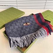 Okify Gucci Cashmere Scarf 35x200cm 19648 - 5