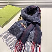 Okify Gucci Cashmere Scarf 35x200cm 19648 - 2