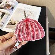 Okify Louis Vuitton Yayoi Kusama Red Pumpkin Key Chain 11x8x2cm  - 5