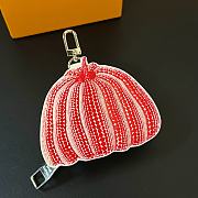 Okify Louis Vuitton Yayoi Kusama Red Pumpkin Key Chain 11x8x2cm  - 6