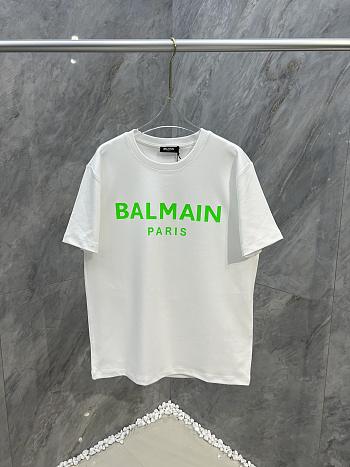 Okify Balmain White T-shirt M-3XL 19664