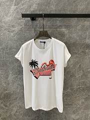 Okify Balmain White T-shirt SML 19667 - 1