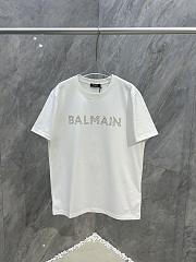 Okify Balmain White T-shirt S-3XL 19670 - 1