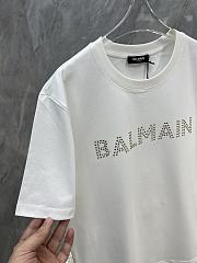 Okify Balmain White T-shirt S-3XL 19670 - 4