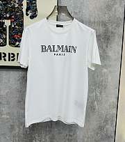 Okify Balmain White T-shirt S-3XL 19673 - 1