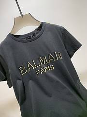 Okify Balmain Black T-shirt 19674 - 5