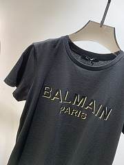 Okify Balmain Black T-shirt 19674 - 4