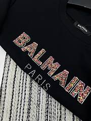 Okify Balmain Black T-shirt SML 19677 - 3