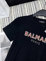 Okify Balmain Black T-shirt SML 19677 - 2