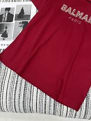 Okify Balmain Red T-shirt SML 19678 - 2