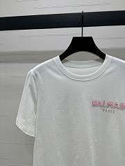 Okify Balmain White T-shirt SML 19679 - 5