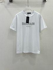 Okify Balmain White T-shirt SML 19681 - 1