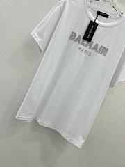 Okify Balmain White T-shirt SML 19681 - 5