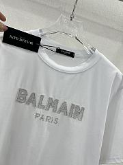 Okify Balmain White T-shirt SML 19681 - 2