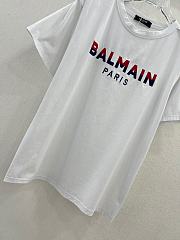 Okify Balmain White T-shirt SML 19682 - 5