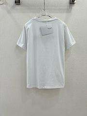 Okify Balmain White T-shirt SML 19682 - 3