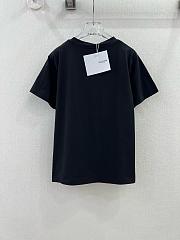 Okify Balmain Black T-shirt SML 19683 - 3