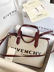 Okify Givenchy Small Bond Shopper Bag In Red 21x32x14cm  - 1