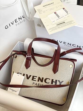 Okify Givenchy Small Bond Shopper Bag In Red 21x32x14cm 