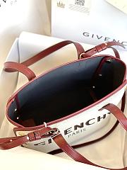 Okify Givenchy Small Bond Shopper Bag In Red 21x32x14cm  - 5