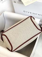 Okify Givenchy Small Bond Shopper Bag In Red 21x32x14cm  - 3