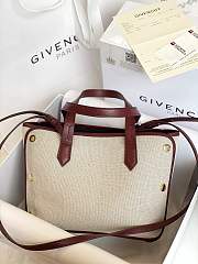 Okify Givenchy Small Bond Shopper Bag In Red 21x32x14cm  - 2