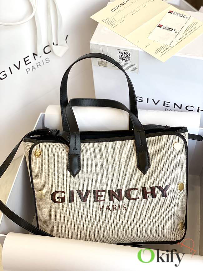 Okify Givenchy Small Bond Shopper Bag In Black 21x32x14cm  - 1