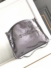 Okify Givenchy Medium Silver Voyou Chain bag in laminated leather 40x27x6.5cm  - 2