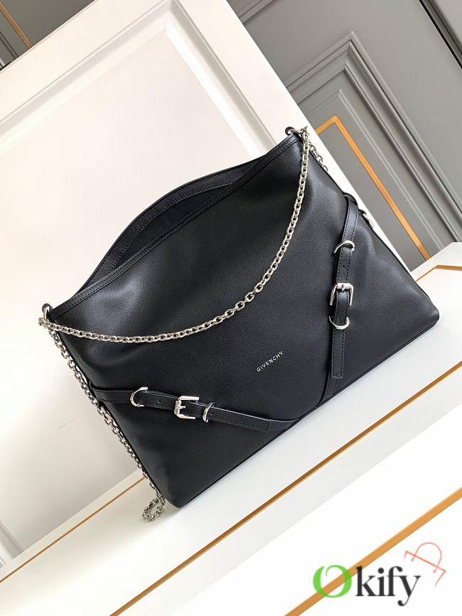 Okify Givenchy Medium Black Voyou Chain bag 40x27x6.5cm 19695 - 1