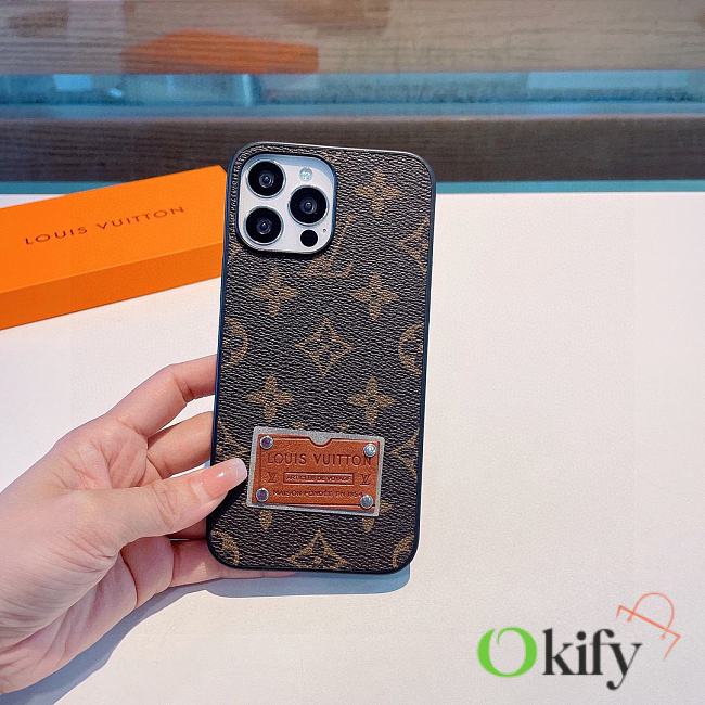 Okify Louis Vuitton Brown Phone Case 19709 - 1