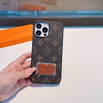 Okify Louis Vuitton Brown Phone Case 19709