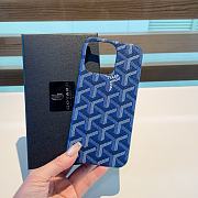 Okify Goyard Blue Phone Case 19717 - 2