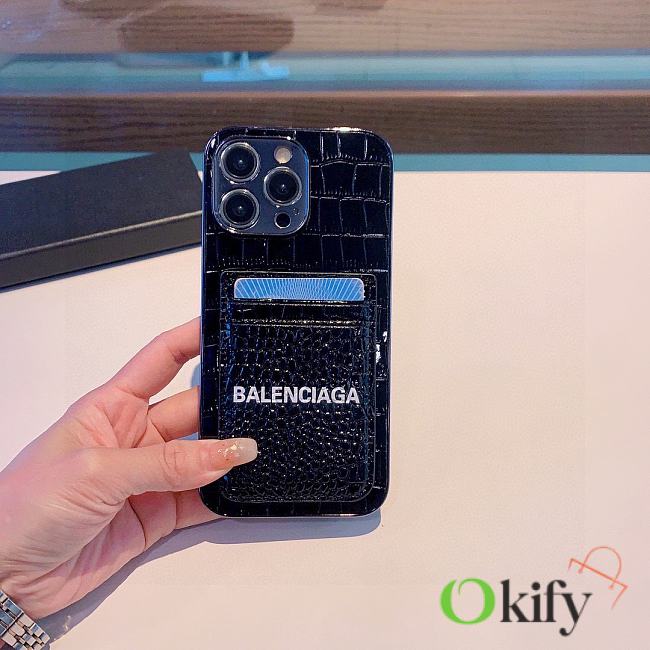 Okify Balenciaga Black Phone Case 19721 - 1