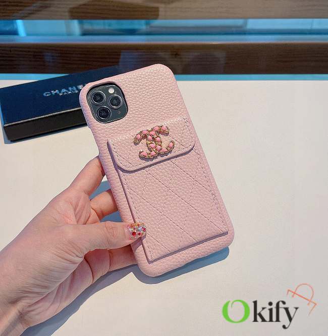 Okify Chanel Pink Phone Case 19724 - 1