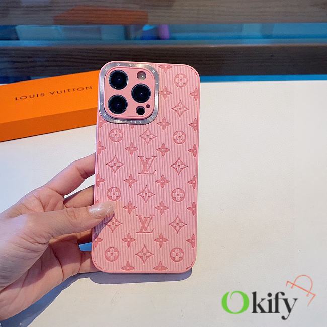 Okify Louis Vuitton Pink Phone Case 19727 - 1