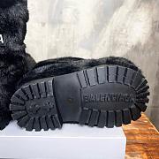 Okify Balenciaga Alaska Black Mink Low Boots EU35-46 - 5