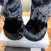 Okify Balenciaga Alaska Black Mink Low Boots EU35-46 - 2