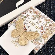 Okify Dior Gold Butterfly Hair Clip  - 3