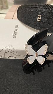 Okify Dior Black Butterfly Hairclip - 3