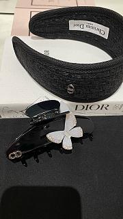 Okify Dior Black Butterfly Hairclip - 2