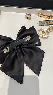 Okify Chanel Set 2 Black Bow Hairclip 19740 - 5