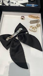 Okify Chanel Set 2 Black Bow Hairclip 19740 - 3