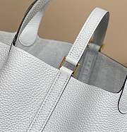 Okify Hermes Picotin Lock 22 In Light Blue 22x21x17cm  - 3