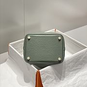 Okify Hermes Picotin Lock 18 In Green 18x19x13cm  - 5