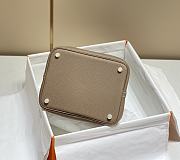 Okify Hermes Picotin Lock 22 In Beige 22x21x17cm  - 5