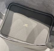 Okify Hermes Picotin Lock 18 In Grey Gray 18x19x13cm  - 6